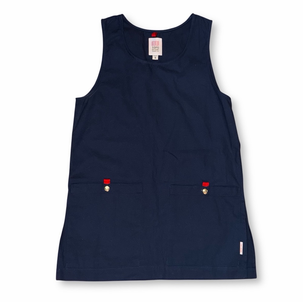 Topo Designs Field Tank Top Navy Sz Small
